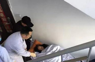 谢通门县病人院后返乡
